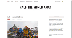 Desktop Screenshot of halftheworldaway.dk