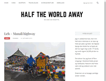 Tablet Screenshot of halftheworldaway.dk